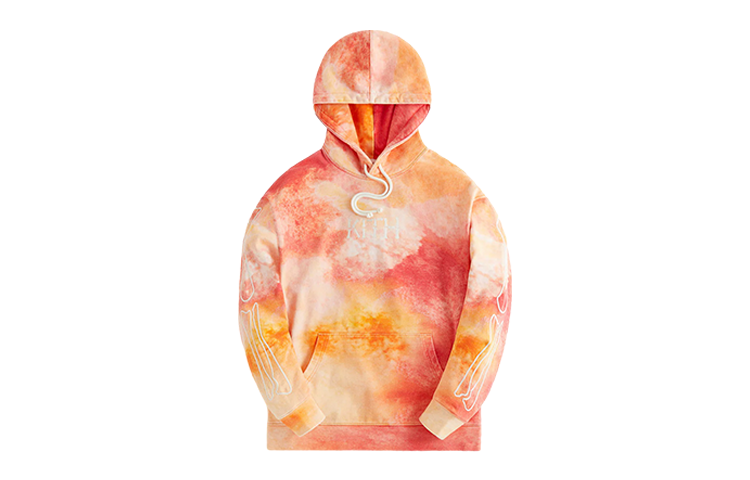 Order KITH フレームレッド スケルトンプイント ロングスリーブフーディー. KHT030093-814