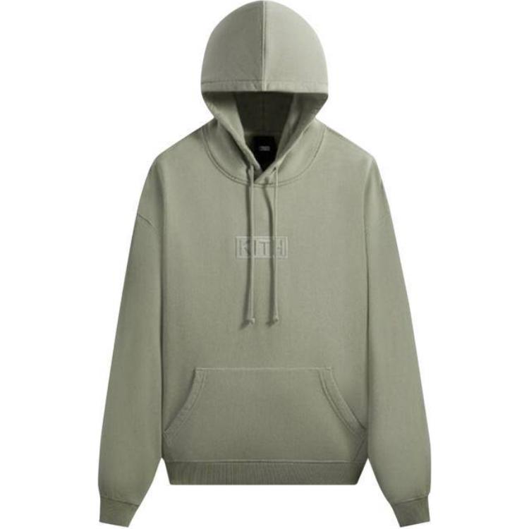 KITH  Green Logo Hoodie Sweatshirt. KHM030873-341