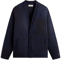 KITH Single-Breasted Cardigan Casual Jacket in Ink Color. KHM010531-432 KITH Single-Breasted Cardigan Casual Jacket in Ink Color. KHM010531-432