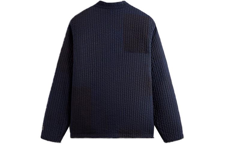 Lookbook Chaqueta Casual Cardigan de KITH Color Tinta de Botonadura Simple. KHM010531-432