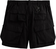 KITH Solid Color Casual Shorts Black with Waist Belt Loop Design. KHM060232-001 KITH Solid Color Casual Shorts Black with Waist Belt Loop Design. KHM060232-001