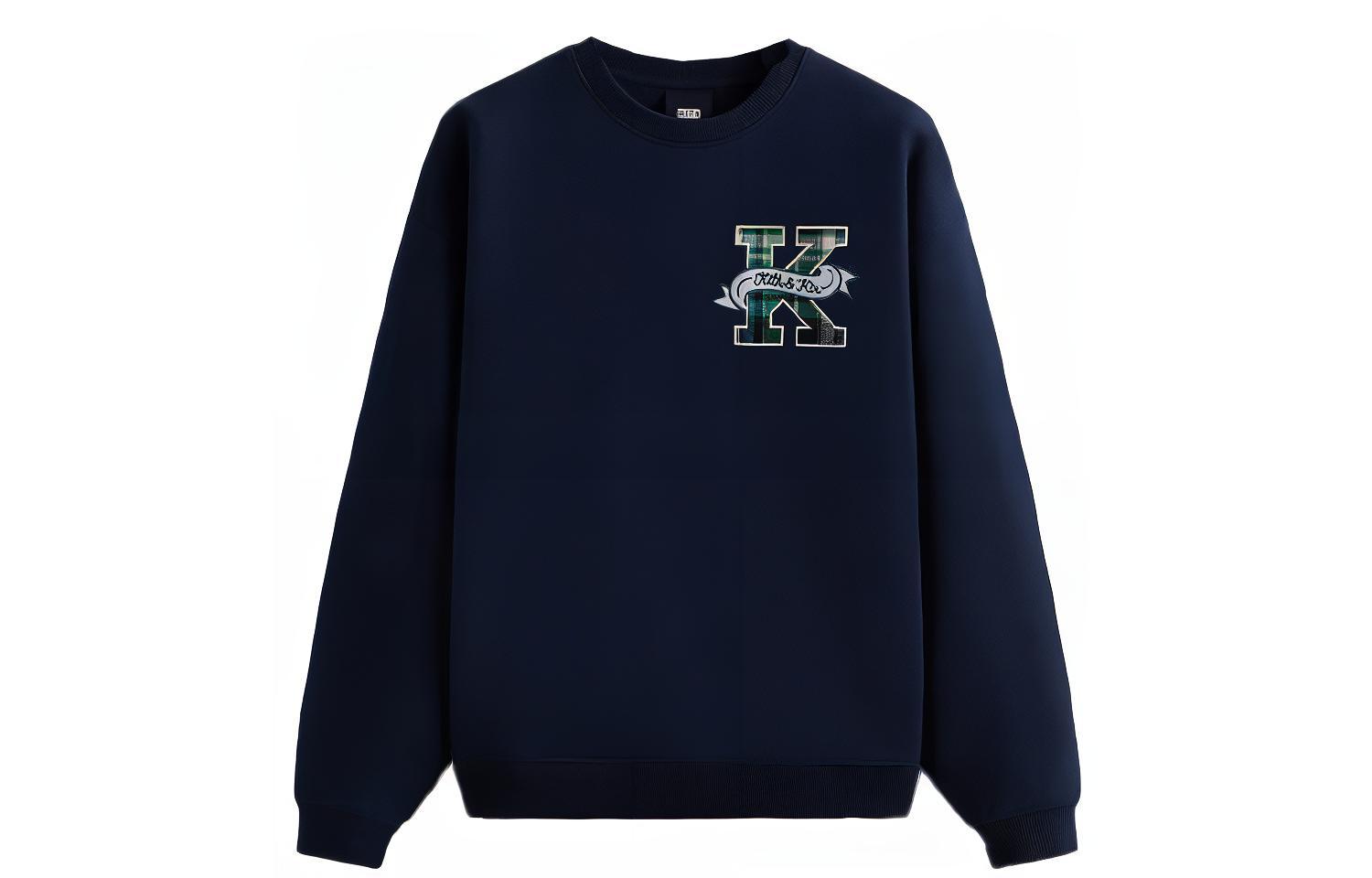 Order KITH Sudadera Oversize Azul de Color Sólido para Hombre. KHM031004-413