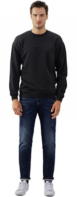 KITH Sudadera Negra de Manga Larga con Logo Sólido Impreso KHM030874-001 Details for KITH Sudadera Negra de Manga Larga con Logo Sólido Impreso KHM030874-001