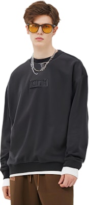 KITH Sudadera Negra de Manga Larga con Logo Sólido Impreso KHM030874-001 Cheap KITH Sudadera Negra de Manga Larga con Logo Sólido Impreso KHM030874-001