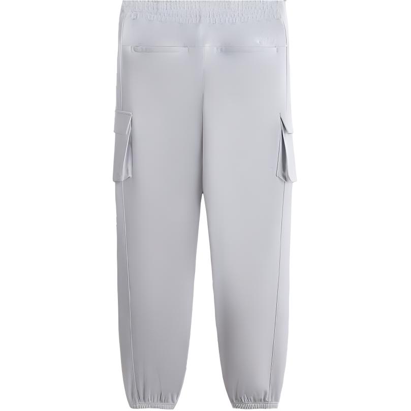 Lookbook KITH 純色軟質抽繩口袋工裝褲 淺灰色 KHM060545-002