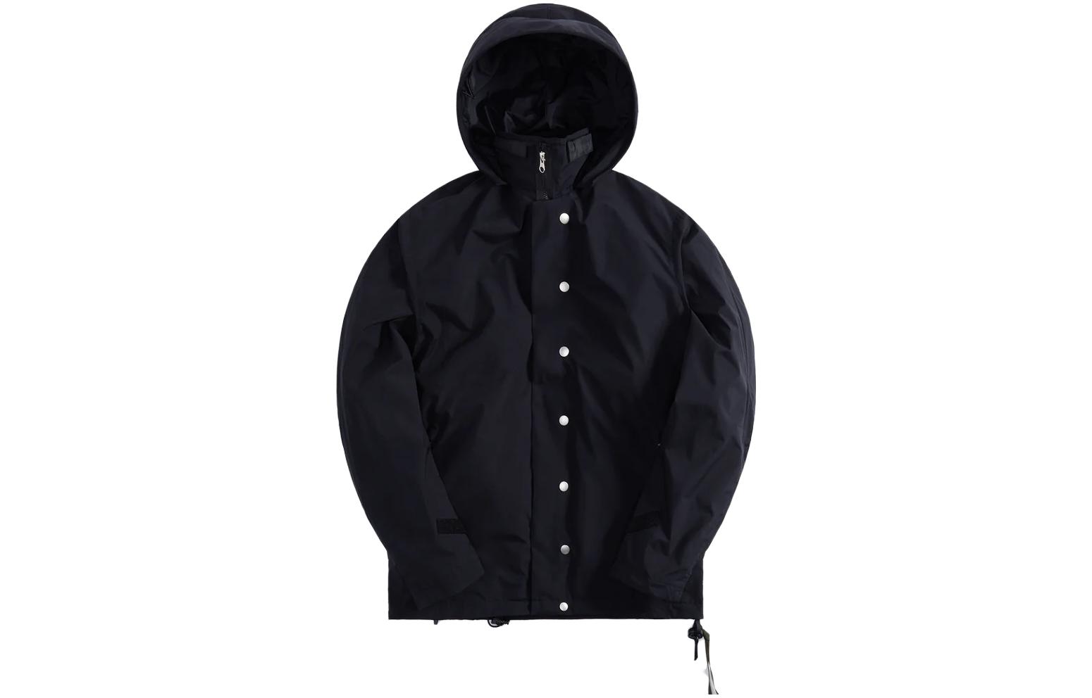 KITH Acronym GTX Infinium Jacket Black Hooded Long Sleeve Coat J119WSBLK