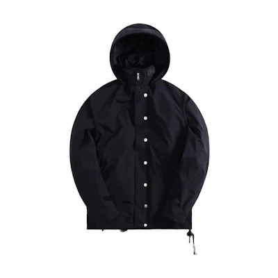 KITH Acronym GTX Infinium Jacket Black Hooded Long Sleeve Coat J119WSBLK