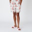 Shop 키스 올오버 프린트 화이트 유니섹스 반바지 KH6265-101
