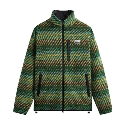 KITH Allover Print Zip-Up Jacket Green KHM010483-304