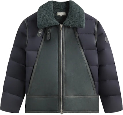 KITH Arden Green Zip-Up Collared Patchwork Jacket. KHM010645-178 Buy KITH Arden Green Zip-Up Collared Patchwork Jacket. KHM010645-178