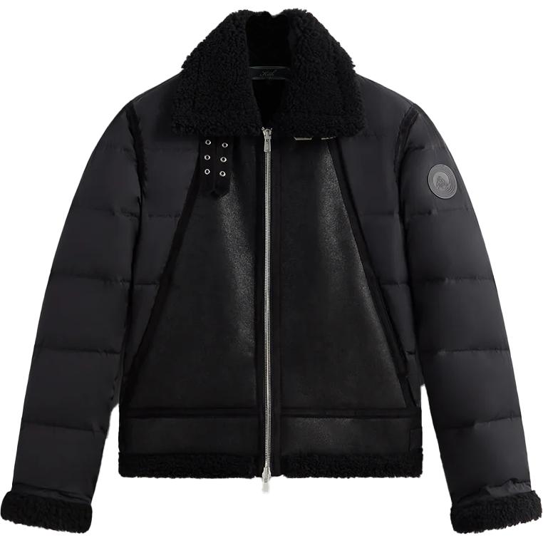 KITH Arden Wool Comfort Soft Long Sleeve Jacket Black KHM010477-001