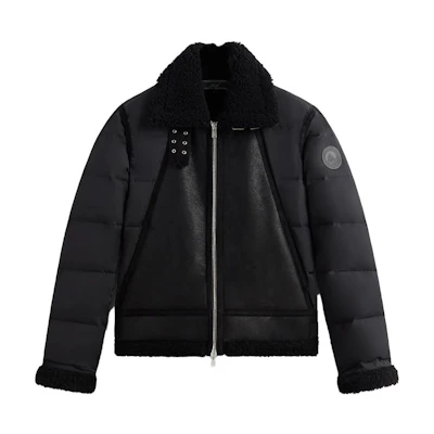 KITH Arden Wool Comfort Soft Long Sleeve Jacket Black KHM010477-001