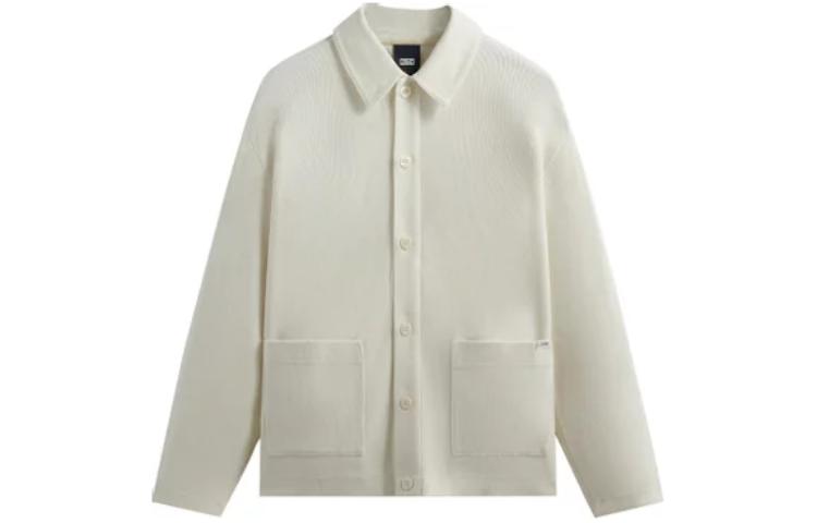 KITH Beige Solid Single-Breasted Collar Fit Jacket KHM031324-104