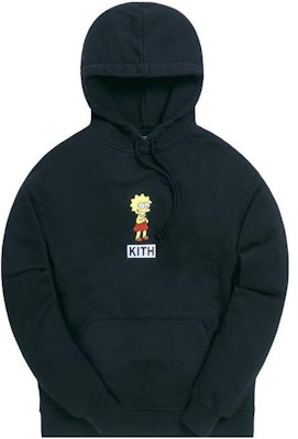 KITH 黑色寬鬆印字母與卡通角色圖案連帽衫 KH2633-100 Buy KITH 黑色寬鬆印字母與卡通角色圖案連帽衫 KH2633-100