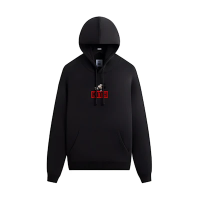 KITH Black Printed Logo Unisex Casual Hoodie KHM031774-001