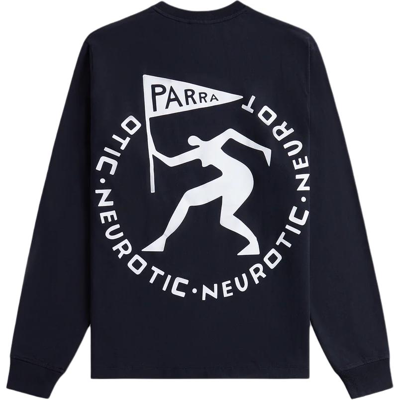 KITH Black Pullover Crewneck Sweatshirt with Letter Print Design PA51210-BLK