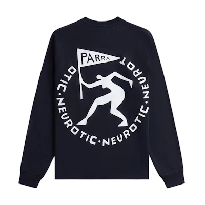 KITH Black Pullover Crewneck Sweatshirt with Letter Print Design PA51210-BLK
