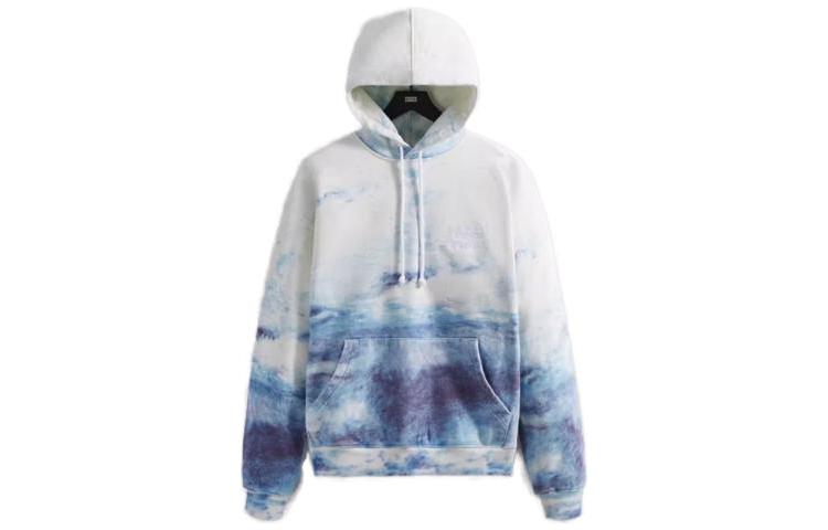 KITH Blue Printed Hoodie Long Sleeve Sweatshirt KHM030346-424