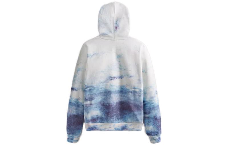 Lookbook KITH Blue Printed Hoodie Long Sleeve Sweatshirt KHM030346-424