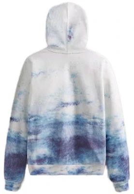 KITH Blue Printed Hoodie Long Sleeve Sweatshirt KHM030346-424 Lookbook KITH Blue Printed Hoodie Long Sleeve Sweatshirt KHM030346-424