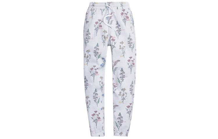 KITH Botanical Floral Drawstring Straight Pants Unisex White KH6516-002