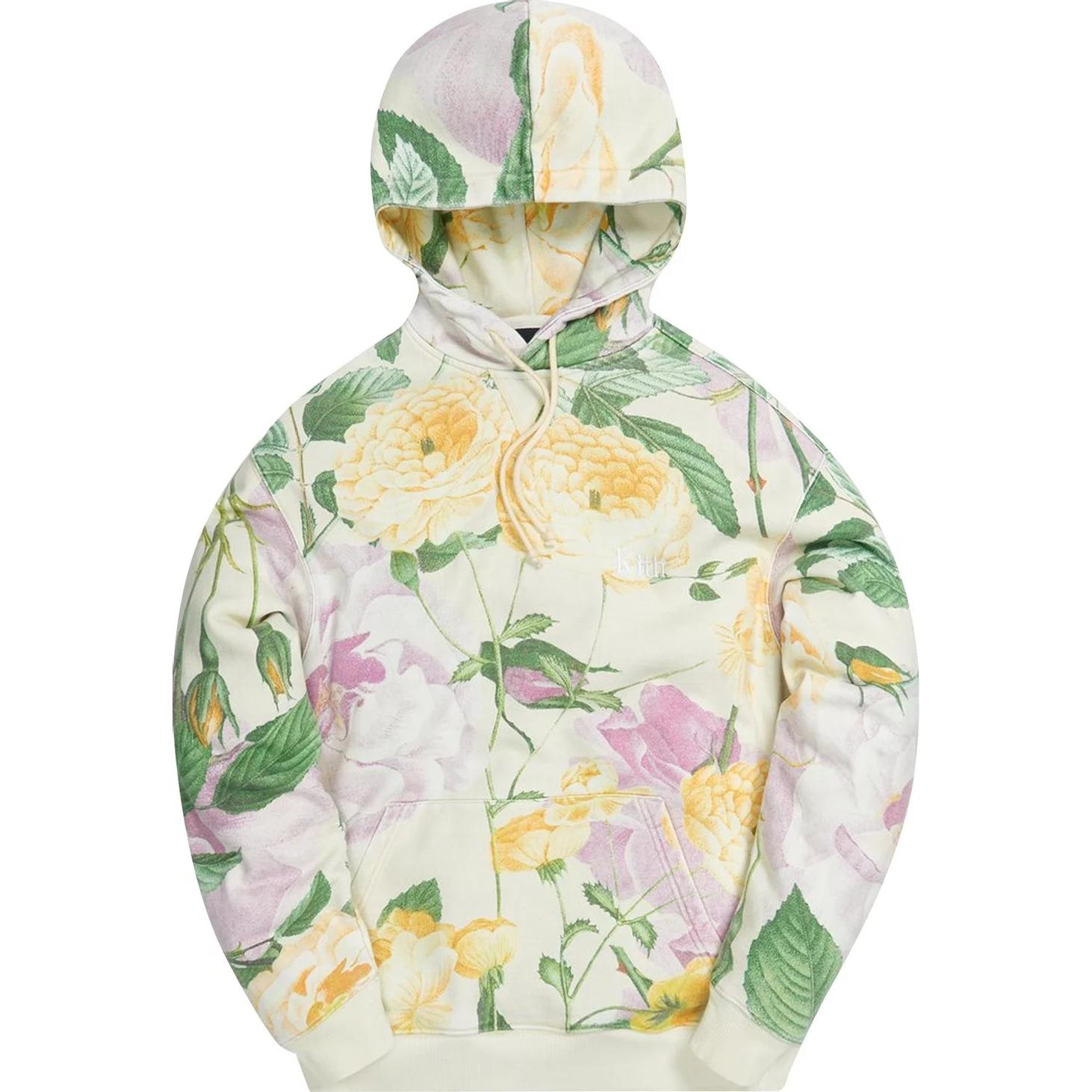 KITH Botanical Print Long Sleeve Sweatshirt Unisex Yellow kh2569-112