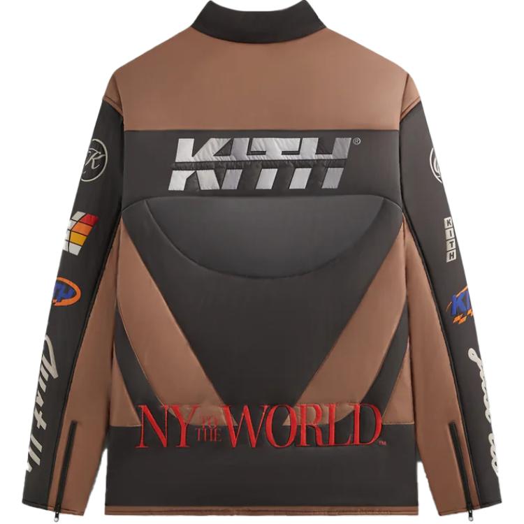 Lookbook 키스 브릭스턴 2024 겨울 레터링 풀짚 캐주얼 자켓 블랙. KHM010651-250