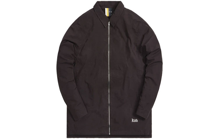 KITH Brown Collared Zip-Up Jacket KH3998-211