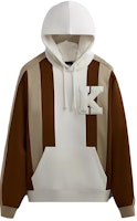 KITH Brown Colorblock Pullover Hoodie Unisex Casual American Style. khm030744-245 KITH Brown Colorblock Pullover Hoodie Unisex Casual American Style. khm030744-245