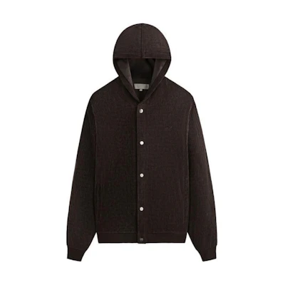 KITH Brown Solid Color Hoodie Long Sleeve Sweatshirt KHM032737-211