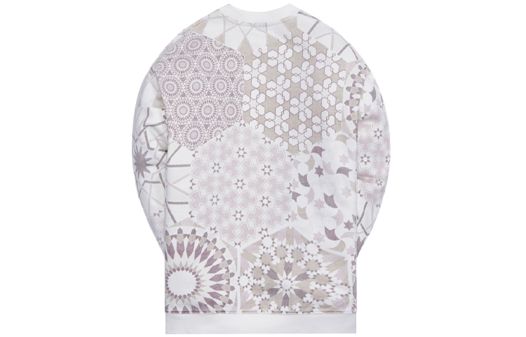 Lookbook KITH Coklat Corak Tile Baju Panjang Lengan. KH2663-604