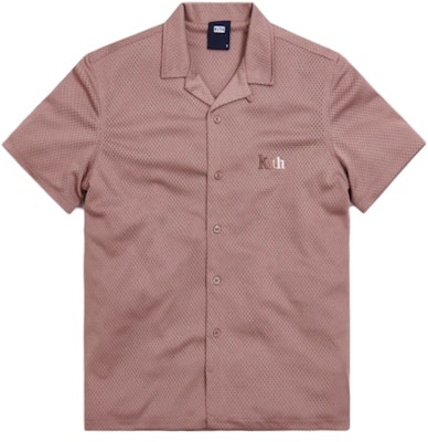 KITH Camp Collar Double Mesh Shirt Antler Buy KITH Camp Collar Double Mesh Shirt Antler