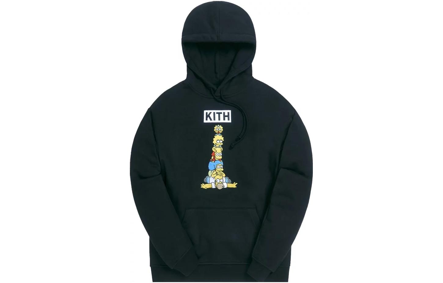 KITH Cartoon Graphic Hoodie Black KH2628-100