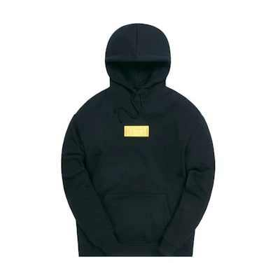 KITH Casual Drawstring Hoodie Black KH2626-100