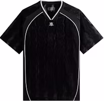 KITH Chase V-Neck Pullover Short Sleeve T-Shirt Black KHM033354-001 KITH Chase V-Neck Pullover Short Sleeve T-Shirt Black KHM033354-001