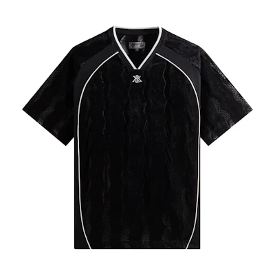 KITH Chase V-Neck Pullover Short Sleeve T-Shirt Black KHM033354-001