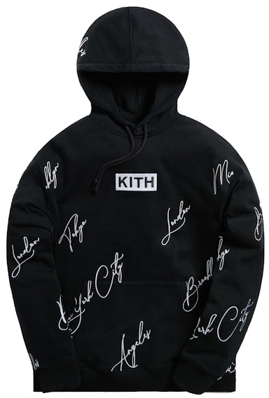 kith-city-script-hoodie-black