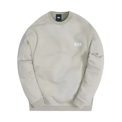 KITH Classic Crewneck Embroidered Logo Sweatshirt Unisex - Stone Blue KH2618-208