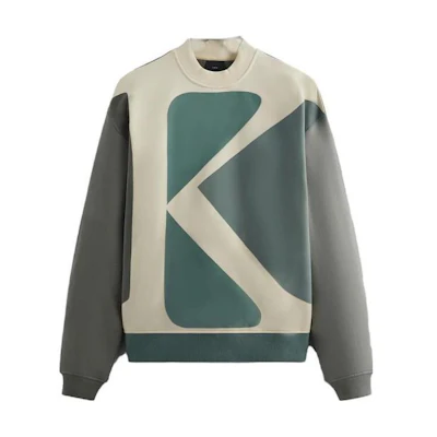 KITH Colorblock Crewneck Long Sleeve Sweatshirt KHW030233-1037