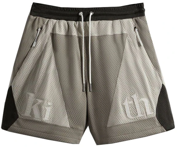 kith-colorblock-letter-drawstring-casual-shorts-grey-khm-060108-207