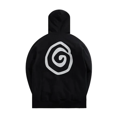 KITH Core Logo Oversized Hoodie Black () os8ac001-blk