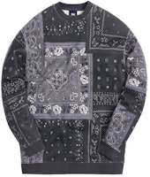 키스 디컨스트럭티드 반다나 크루넥 블랙 유니섹스 스웨터 KH2650-001 Order 키스 디컨스트럭티드 반다나 크루넥 블랙 유니섹스 스웨터 KH2650-001