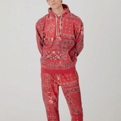 KITH 解构佩斯利印花连帽衫 红色 Williams III KH2652-608 Shop KITH 解构佩斯利印花连帽衫 红色 Williams III KH2652-608
