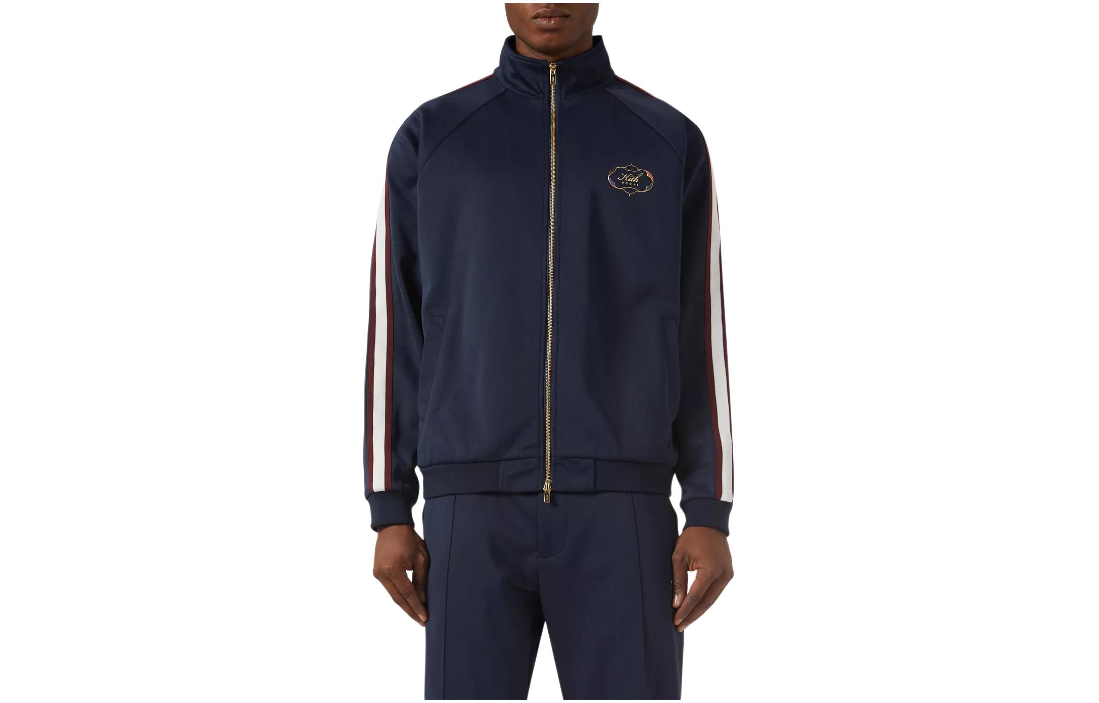 KITH Dubai SS24 Unisex Color Block Track Jacket – Nightshade Edition 216033831