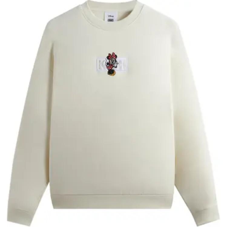 KITH Embroidered Pullover Crewneck Sweatshirt Beige - KHM031782-104
