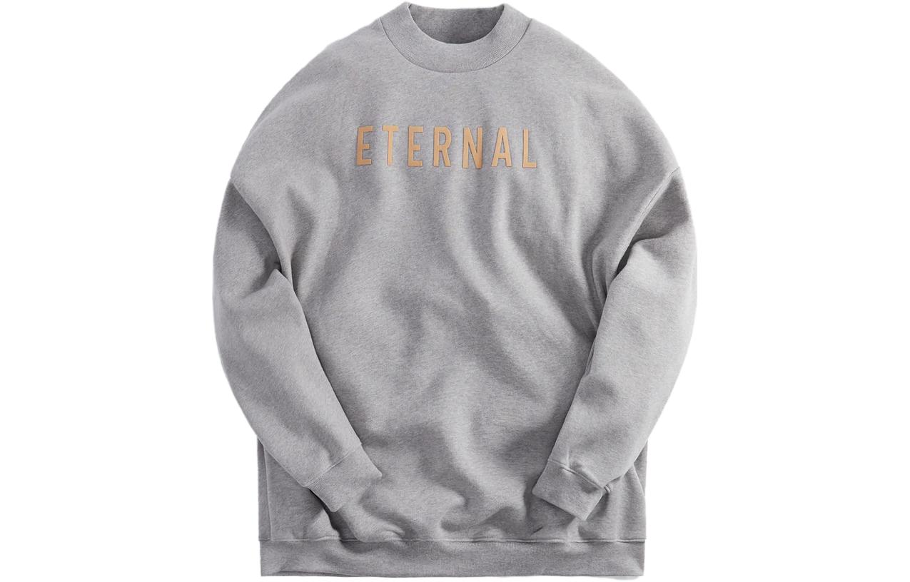 KITH Eternal Fleece Crewneck Graphic Sweatshirt Grey FGE50003AFLC-GRY