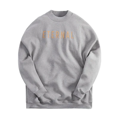 KITH Eternal Fleece Crewneck Graphic Sweatshirt Grey FGE50003AFLC-GRY