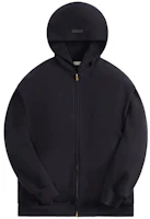 KITH Eternal Fleece Zip Hoodie Black Casual Full-Zip Sweatshirt FGE50025FLC-BLK KITH Eternal Fleece Zip Hoodie Black Casual Full-Zip Sweatshirt FGE50025FLC-BLK