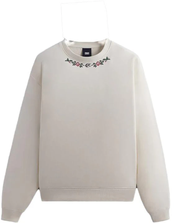 kith-fall-winter-rose-nelson-crewneck-beige-unisex-sweatshirt-with-floral-embroidery-khm-031469-104
