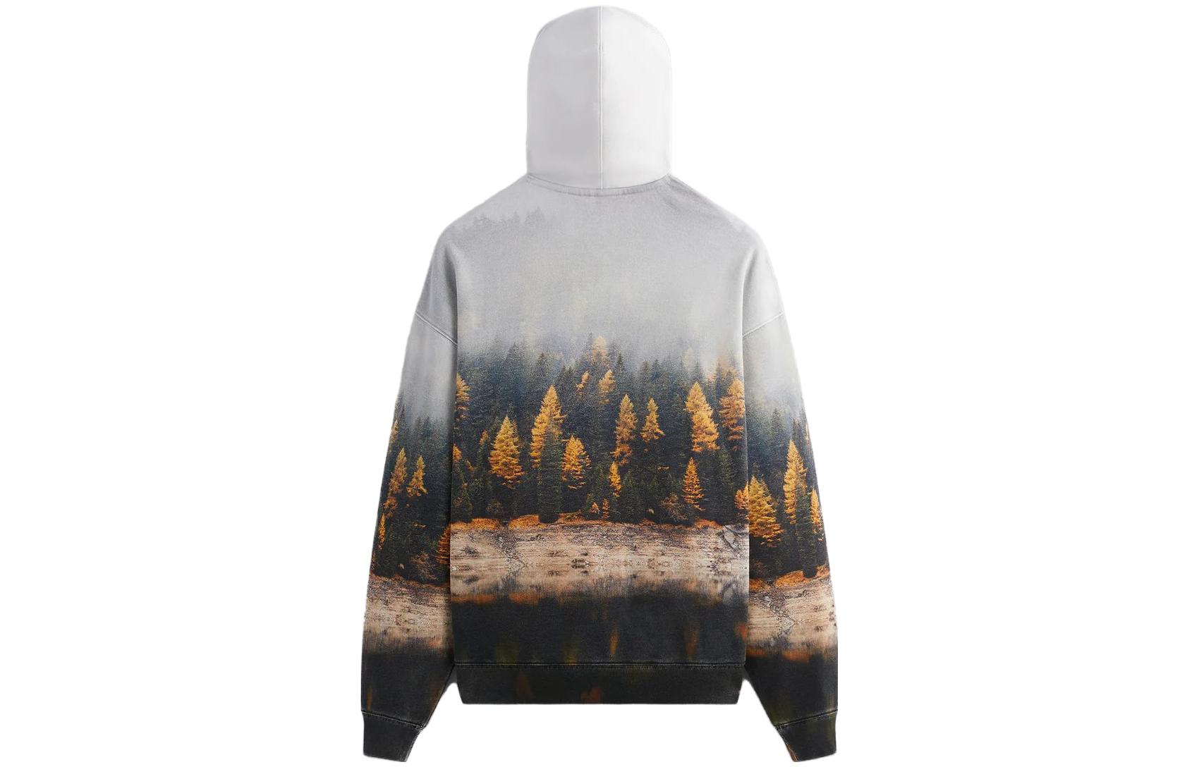 Lookbook KITH 秋冬 ユニセックス プリント ポケット フーディー - ホワイト. KHM031509-162